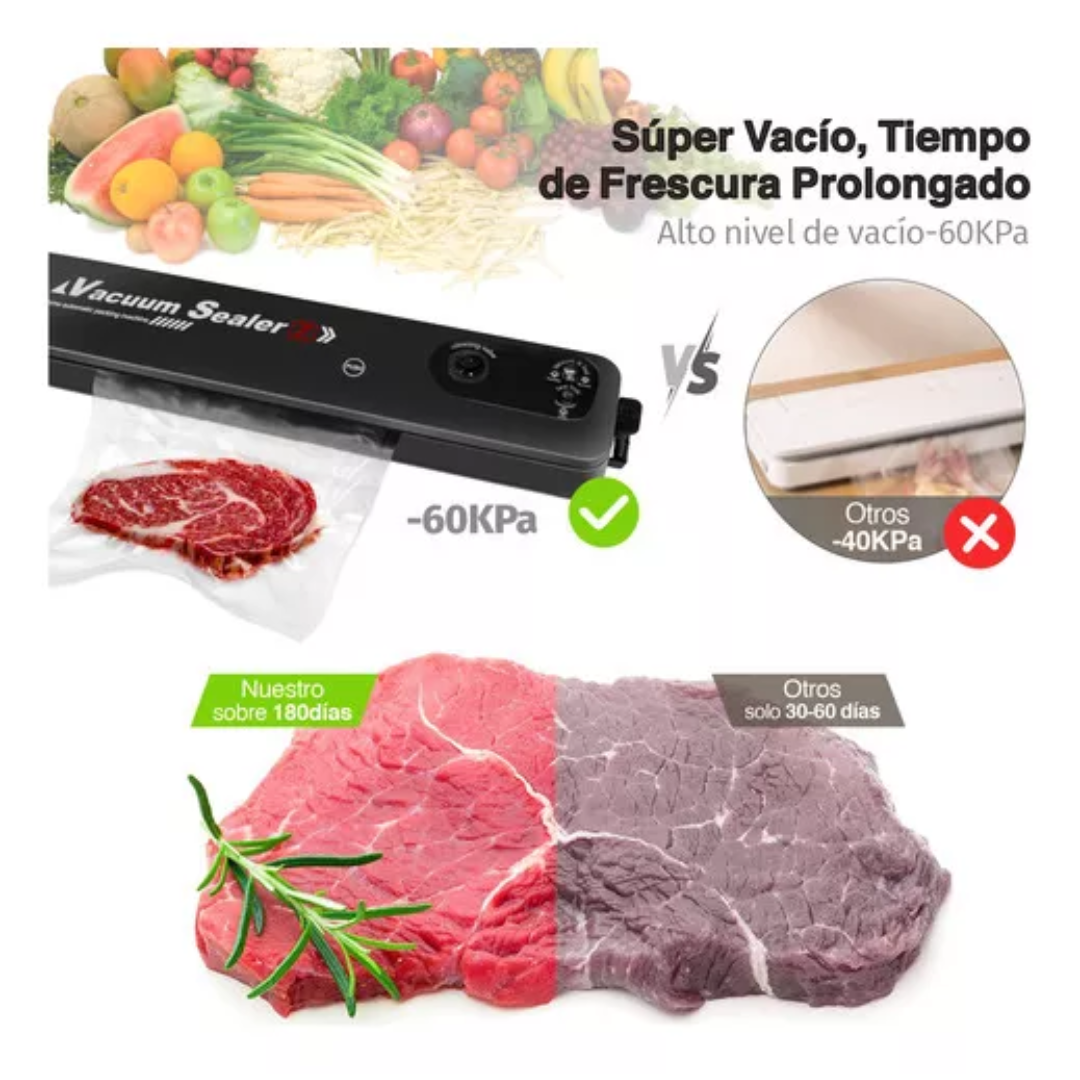 Selladora Al Vacío + 10 Bolsas